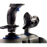 Thrustmaster T.Flight Hotas 4 Negro, Azul USB Palanca de mando Digital PC, PlayStation 4, PlayStation 5, Hotas (mando más palanca de control) negro, Palanca de mando, PC, PlayStation 4, PlayStation 5, Digital, Alámbrico, USB, Negro, Azul