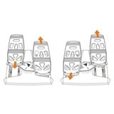 Thrustmaster T.Flight Rudder Pedals Negro USB Pedales PC, PlayStation 4, Xbox Pedales, PC, PlayStation 4, Xbox, Alámbrico, USB, Negro, Aluminio