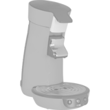 Philips Cafetera monodosis negro (mate)