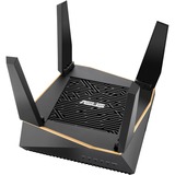 ASUS AiMesh AX6100 router inalámbrico Gigabit Ethernet Tribanda (2,4 GHz/5 GHz/5 GHz) 4G Negro negro, Wi-Fi 6 (802.11ax), Tribanda (2,4 GHz/5 GHz/5 GHz), Ethernet, 4G, Negro, Router de sobremesa