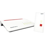 AVM FRITZ! Mesh Set 7590+2400 router inalámbrico Gigabit Ethernet Doble banda (2,4 GHz / 5 GHz) 3G 4G Negro, Rojo, Blanco, Enrutador de malla Wi-Fi 5 (802.11ac), Doble banda (2,4 GHz / 5 GHz), Ethernet, 3G, Negro, Rojo, Blanco, Router de sobremesa
