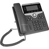 7841 teléfono IP Negro, Plata 4 líneas LCD, Teléfono VoIP