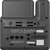 Cisco 7841 teléfono IP Negro, Plata 4 líneas LCD, Teléfono VoIP gris oscuro, Teléfono IP, Negro, Plata, Terminal con conexión por cable, Policarbonato, Escritorio/pared, 4 líneas