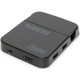 Digitus Estación de acoplamiento para smartphone USB-C™, 7 puertos negro, 7 puertos, USB 2.0, USB 3.2 Gen 1 (3.1 Gen 1) Type-A, MicroSD (TransFlash), SD, SDHC, SDXC, 625 Mbit/s, Negro, Plástico
