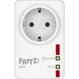 FRITZ! FRITZ!DECT 200, DE, Enchufe blanco/Rojo, DECT 200, DE, Programador eléctrico diario/semanal, Blanco, Plástico, 1999/5/EG R&TTE-Richtlinie: 2009/125/EG EU-Richtlinie:, 230 V, 50 Hz
