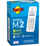 FRITZ! FRITZ!Fon M2, DE, Unidad móvil blanco, Fon M2, DE, Teléfono DECT, Terminal inalámbrico, Altavoz, 300 entradas, Identificador de llamadas, Blanco