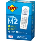 FRITZ! FRITZ!Fon M2, DE, Unidad móvil blanco, Fon M2, DE, Teléfono DECT, Terminal inalámbrico, Altavoz, 300 entradas, Identificador de llamadas, Blanco