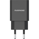 Fairphone 000-0020-000000-0003 cargador de dispositivo móvil Negro Interior negro, Interior, USB, 12 V, Negro