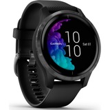 Garmin Venu AMOLED Negro GPS (satélite), SmartWatch negro/Gris, AMOLED, Pantalla táctil, Wifi, GPS (satélite), 46,3 g