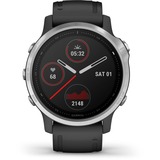 Garmin fēnix 6S 3,05 cm (1.2") 42 mm Negro, Plata GPS (satélite), SmartWatch negro/Plateado, 3,05 cm (1.2"), Pantalla táctil, 0,064 GB, GPS (satélite), 58 g