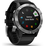 Garmin fēnix 6 3,3 cm (1.3") Negro, Metálico GPS (satélite), SmartWatch negro/Plateado, 3,3 cm (1.3"), Pantalla táctil, 0,064 GB, GPS (satélite), 80 g