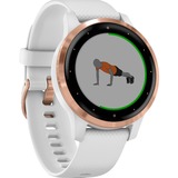 Garmin vívoactive 4s 2,79 cm (1.1") 40 mm Oro rosa GPS (satélite), SmartWatch blanco/Oro rojo, 2,79 cm (1.1"), Pantalla táctil, Wifi, GPS (satélite), 40 g