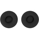 Jabra 14101-19 auricular / audífono accesorio Almohadilla para auricular, Piezas de repuesto negro, Almohadilla para auricular, Cuero, Negro
