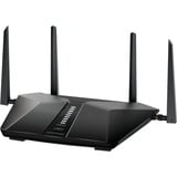 Netgear Nighthawk AX5400 router inalámbrico Gigabit Ethernet Doble banda (2,4 GHz / 5 GHz) Negro negro, Wi-Fi 6 (802.11ax), Doble banda (2,4 GHz / 5 GHz), Ethernet, Negro, Router de sobremesa