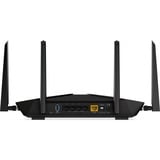 Netgear Nighthawk AX5400 router inalámbrico Gigabit Ethernet Doble banda (2,4 GHz / 5 GHz) Negro negro, Wi-Fi 6 (802.11ax), Doble banda (2,4 GHz / 5 GHz), Ethernet, Negro, Router de sobremesa