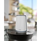 Netgear Orbi RBK852 AX6000 WiFi 6 Mesh System Tribanda (2,4 GHz/5 GHz/5 GHz) Wi-Fi 6 (802.11ax) Gris, Blanco 8 Interno, Enrutador de malla blanco/Plateado, Gris, Blanco, Interno, Actividad, LAN, Enlace, Poder, Sistema, WAN, WLAN, Omni-direccional, 350 m², CE, FCC