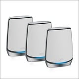 Netgear Orbi RBK853 AX6000 WiFi 6 Mesh System Tribanda (2,4 GHz/5 GHz/5 GHz) Wi-Fi 6 (802.11ax) Gris 4 Interno, Enrutador de malla Gris, Interno, Poder, 525 m², Tribanda (2,4 GHz/5 GHz/5 GHz), Wi-Fi 6 (802.11ax)