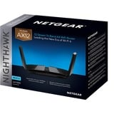 Netgear RAX200 router inalámbrico Gigabit Ethernet Tribanda (2,4 GHz/5 GHz/5 GHz) Negro Wi-Fi 6 (802.11ax), Tribanda (2,4 GHz/5 GHz/5 GHz), Ethernet, Negro, Router de sobremesa
