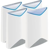 Netgear SRK60B04-100EUS sistema Wi-Fi Mesh (Wi-Fi en malla) Tribanda (2,4 GHz/5 GHz/5 GHz) Wi-Fi 5 (802.11ac) Blanco 4, Enrutador de malla blanco, Blanco, Tribanda (2,4 GHz/5 GHz/5 GHz), Wi-Fi 5 (802.11ac), 3000 Mbit/s, 802.11a, Wi-Fi 5 (802.11ac), 802.11b, 802.11g, Wi-Fi 4 (802.11n), 1733 Mbit/s