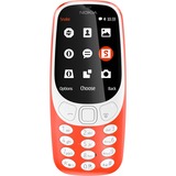 Nokia 3310 6,1 cm (2.4") Naranja Característica del teléfono, Móvil rojo, Barra, SIM doble, 6,1 cm (2.4"), 2 MP, 1200 mAh, Naranja
