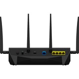 Synology RT2600AC router inalámbrico Gigabit Ethernet Doble banda (2,4 GHz / 5 GHz) 4G Negro negro, Wi-Fi 4 (802.11n), Doble banda (2,4 GHz / 5 GHz), Ethernet, 4G, Negro, Router de sobremesa