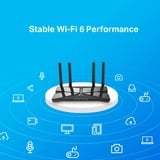 TP-Link Archer AX10 router inalámbrico Gigabit Ethernet Doble banda (2,4 GHz / 5 GHz) Negro negro, Wi-Fi 6 (802.11ax), Doble banda (2,4 GHz / 5 GHz), Ethernet, Negro, Router de sobremesa