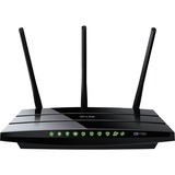 TP-Link Archer C7 router inalámbrico Gigabit Ethernet Doble banda (2,4 GHz / 5 GHz) 4G Negro negro brillante, Wi-Fi 5 (802.11ac), Doble banda (2,4 GHz / 5 GHz), Ethernet, 4G, Negro, Router de sobremesa