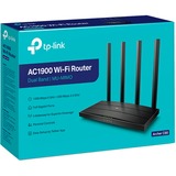TP-Link Archer C80 router inalámbrico Gigabit Ethernet Doble banda (2,4 GHz / 5 GHz) Negro negro, Wi-Fi 5 (802.11ac), Doble banda (2,4 GHz / 5 GHz), Ethernet, Negro, Router de sobremesa