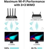 TP-Link Archer C80 router inalámbrico Gigabit Ethernet Doble banda (2,4 GHz / 5 GHz) Negro negro, Wi-Fi 5 (802.11ac), Doble banda (2,4 GHz / 5 GHz), Ethernet, Negro, Router de sobremesa