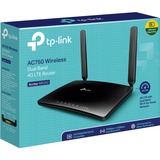 TP-Link Archer MR200 router inalámbrico Ethernet rápido Doble banda (2,4 GHz / 5 GHz) 4G Negro, Router WIRELESS LTE negro, Wi-Fi 5 (802.11ac), Doble banda (2,4 GHz / 5 GHz), Ethernet, 3G, Negro, Router de sobremesa
