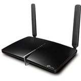 TP-Link Archer MR600 router inalámbrico Doble banda (2,4 GHz / 5 GHz) 4G Negro, Router WIRELESS LTE negro, Wi-Fi 5 (802.11ac), Doble banda (2,4 GHz / 5 GHz), Ethernet, 4G, Negro, Router de sobremesa