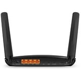 TP-Link Archer MR600 router inalámbrico Doble banda (2,4 GHz / 5 GHz) 4G Negro, Router WIRELESS LTE negro, Wi-Fi 5 (802.11ac), Doble banda (2,4 GHz / 5 GHz), Ethernet, 4G, Negro, Router de sobremesa