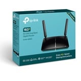 TP-Link Archer MR600 router inalámbrico Doble banda (2,4 GHz / 5 GHz) 4G Negro, Router WIRELESS LTE negro, Wi-Fi 5 (802.11ac), Doble banda (2,4 GHz / 5 GHz), Ethernet, 4G, Negro, Router de sobremesa
