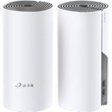 TP-Link Deco E4 (2-pack) Doble banda (2,4 GHz / 5 GHz) Wi-Fi 5 (802.11ac) Blanco, Gris Interno, Enrutador de malla blanco, Blanco, Gris, Interno, LAN, WLAN, 0 - 40 °C, -40 - 70 °C, 10 - 90%