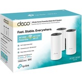 TP-Link Deco P9 (3-pack) Doble banda (2,4 GHz / 5 GHz) Wi-Fi 5 (802.11ac) Blanco 2 Interno, Enrutador de malla blanco, Blanco, Interno, 0 - 40 °C, -40 - 70 °C, 10 - 90%, 5 - 90%