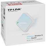TP-Link TL-WR802N router inalámbrico Ethernet rápido Banda única (2,4 GHz) 4G Azul, Blanco Wi-Fi 4 (802.11n), Banda única (2,4 GHz), Ethernet, 4G, Azul, Blanco, Router de sobremesa