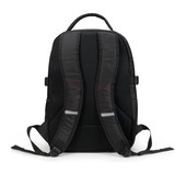 DICOTA Backpack Plus SPIN mochila Negro Poliéster negro, Deporte, Unisex, 35,6 cm (14"), Compartimento del portátil, Poliéster
