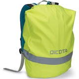 DICOTA D31106 funda para mochila Cal Oxford, Poliéster 30 L, Funda protectora verde neón, Cal, Oxford, Poliéster, Monótono, 30 L, Cierre con velcro, Resistente al agua