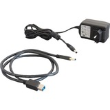DeLOCK 87568 base para portátil y replicador de puertos Alámbrico Negro, Blanco, Adaptador blanco/Negro, Alámbrico, USB tipo A, USB Tipo B, 10,100,1000 Mbit/s, Negro, Blanco, USB, 1.6 GHz, 30GB HDD