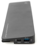 Digitus Estación de acoplamiento universal para portátil de 14", USB Type-C™ negro, USB Type-C™, Alámbrico, USB 3.2 Gen 1 (3.1 Gen 1) Type-C, 100 W, 1000 Mbit/s, Negro, MMC, MicroSD (TransFlash), SDHC