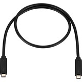 HP 3XB94AA cable Thunderbolt 0,7 m Negro negro, Masculino, Masculino, 0,7 m, Negro, 1 pieza(s), Negocios
