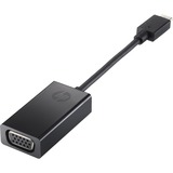 HP Adaptador USB-C a VGA negro, Negro, 13 mm, 25,5 mm, 150 mm, 23,9 g, 110 mm
