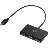 HP Concentrador USB-C a USB-A, Hub USB negro, USB 3.2 Gen 1 (3.1 Gen 1) Type-C, USB 3.2 Gen 1 (3.1 Gen 1) Type-A, Negro, HP ZBook Studio G4 MWS HP ZBook 15 G4 HP ZBook 17 G4 HP ZBook 15u G4 HP ProBook x360 11 G1 EE HP..., Hogar, 36,5 g