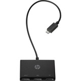 HP Concentrador USB-C a USB-A, Hub USB negro, USB 3.2 Gen 1 (3.1 Gen 1) Type-C, USB 3.2 Gen 1 (3.1 Gen 1) Type-A, Negro, HP ZBook Studio G4 MWS HP ZBook 15 G4 HP ZBook 17 G4 HP ZBook 15u G4 HP ProBook x360 11 G1 EE HP..., Hogar, 36,5 g