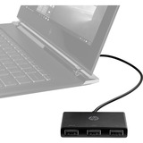 HP Concentrador USB-C a USB-A, Hub USB negro, USB 3.2 Gen 1 (3.1 Gen 1) Type-C, USB 3.2 Gen 1 (3.1 Gen 1) Type-A, Negro, HP ZBook Studio G4 MWS HP ZBook 15 G4 HP ZBook 17 G4 HP ZBook 15u G4 HP ProBook x360 11 G1 EE HP..., Hogar, 36,5 g