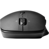 HP Ratón de viaje Bluetooth negro, mano derecha, Track-on-glass (TOG), Bluetooth, 1200 DPI, Negro