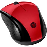 HP Ratón inalámbrico 220 (Rojo Ocaso) negro/Rojo, Ambidextro, Óptico, RF inalámbrico, 1600 DPI, Negro, Rojo