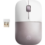 HP Ratón inalámbrico Z3700 (blanco/rosa) blanco/Rosa, Ambidextro, RF inalámbrico, 1200 DPI, Rosa, Blanco