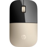 HP Ratón inalámbrico Z3700 dorado negro/Dorado, Ambidextro, Óptico, RF inalámbrico, 1200 DPI, Oro
