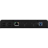 ICY BOX IB-DK2251AC Alámbrico USB 3.2 Gen 2 (3.1 Gen 2) Type-A Negro, Estación de acoplamiento negro, Alámbrico, USB 3.2 Gen 2 (3.1 Gen 2) Type-A, 3,5 mm, 10,100,1000 Mbit/s, Negro, 5 Gbit/s